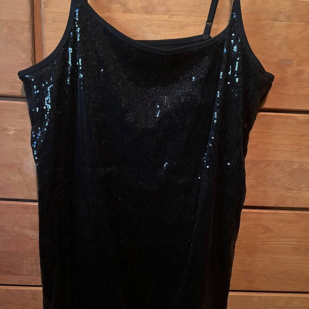 Torrid black sequined Tank/cami size 3